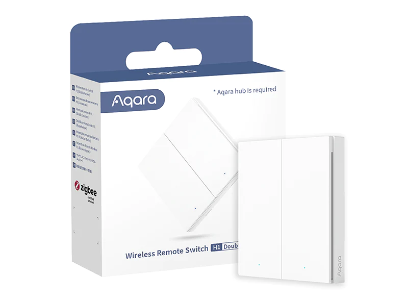 Aqara Wireless Remote Switch H1 (Double Rocker)