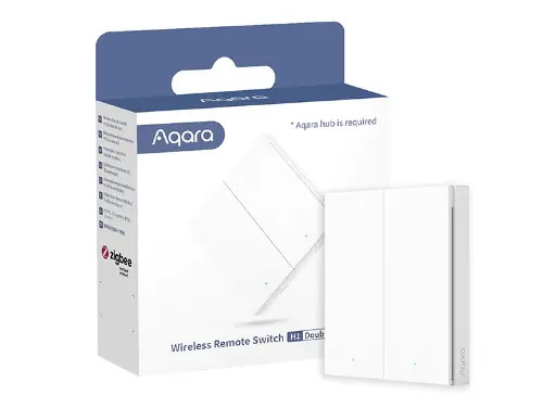 Aqara Wireless Remote Switch H1 (Double Rocker)